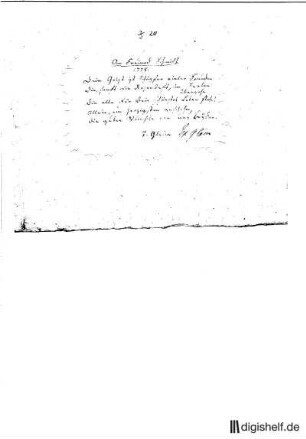 20: Brief von Maria Tugendreich geb. Fromme; Gleim, Johann Wilhelm Ludwig der Jüngere Gleim an Klamer Schmidt