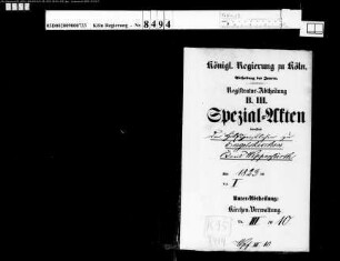 Der katholische Hilfsgeistliche zu Engelskirchen