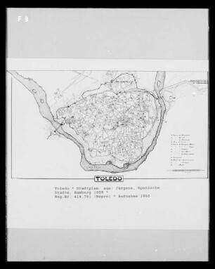 Toledo: Stadtplan