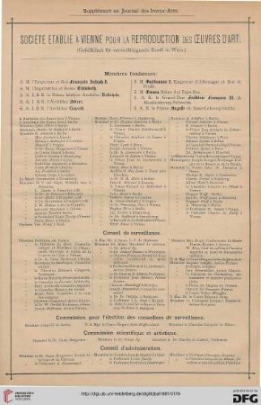 Supplément au Journal des beaux-Arts