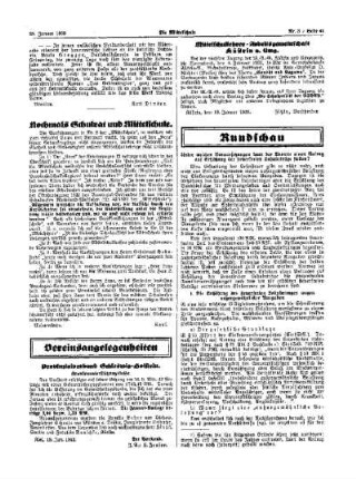 Nochmals Schulrat und Mittelschule