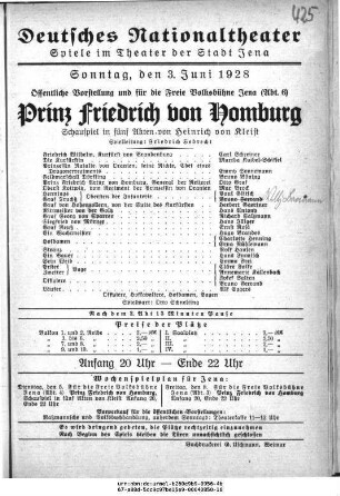 Prinz Friedrich von Homburg