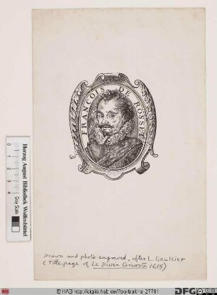 Bildnis François de Rosset