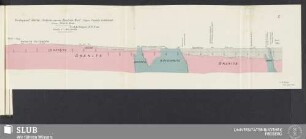 X. Geological Sketch-Section across Beatrice Reef (Upper Umfuli Goldfield) from West to East