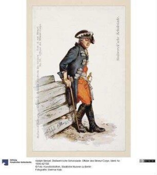 Stollwerk'sche Schokolade. Offizier des Mineur-Corps