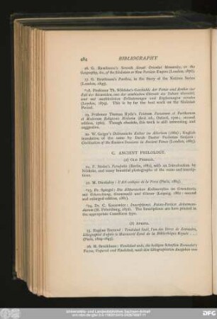 C. Ancient Philology.