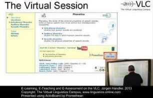 Online Learning, Teaching and Assessment: On Campus-Classes on the VLC