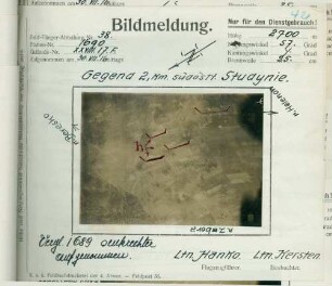 Foto der Gegend südöstlich von Studynie [Studyni] (Luftbild)