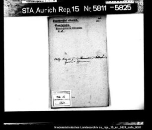 Hausierkonzessionen und -gesuche: Ludwig und Friedrich Schumacher aus Siedlingshausen, Eisenwarenhandel