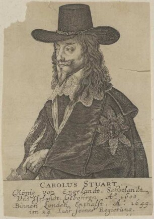 Bildnis des Carolus Stuart, König von England