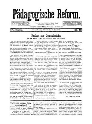 Prolog zur Comeniusfeier am 26. März 1892, gesprochen vom Verfasser