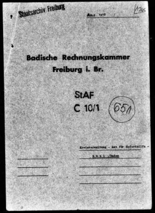 Amt für Soforthilfe Bühl