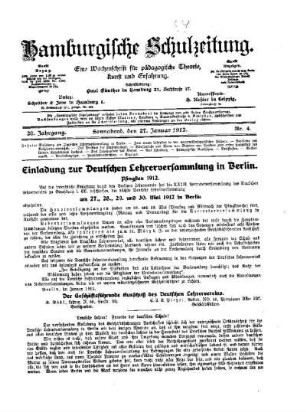 Einladung zur Deutschen Lehrerversammlung in Berlin