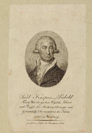Bildnis von Carl Caspar von Siebold (1736-1807)