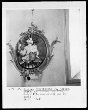 Der heilige Petrus als Halbfigur