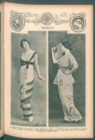 Modas - [Ilustración] : Para la niña y la mujer