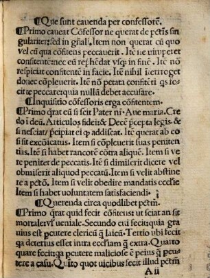 Interrogationes siue doctrine: q[ui]bus quilibet Sacerdos debet interrogare suu[m] confitentem