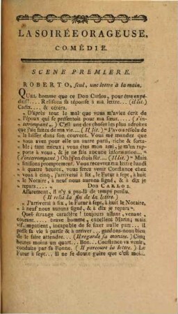 La Soirée Orageuse