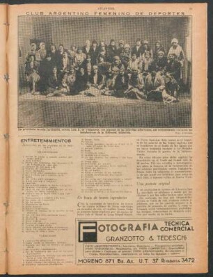 Club argentino femenino de deportes