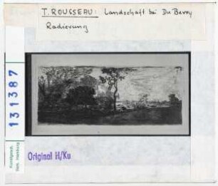Théodore Rousseau: Landschaft bei Du Berry