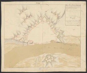 Plan der Festung Nimwegen mit den neuen Wercken, welche der Herr von Coehorn 1700 daselbst angelegt