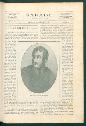 20 de Julio : [Editorial para la Fiesta de la Patria]