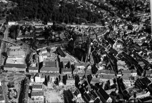 Freiburg: Altstadt mit Kaiser-Joseph-Straße, diagonal