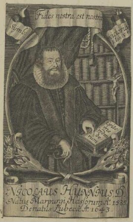 Bildnis des Nicolaus Hunnius