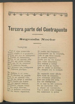 Segunda Noche