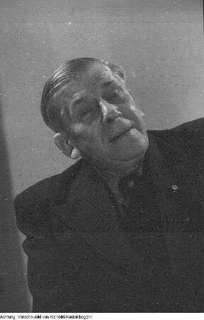 Otto Buchwitz, Porträts und Auszeichnungen, 1976/77 & Otto Buchwitz, Porträts, auch Buchwitz am Schreibtisch, 1951