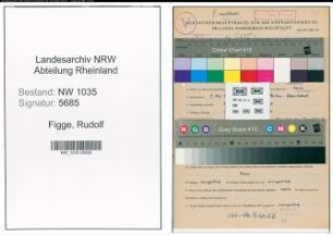 Entnazifizierung Rudolf Figge , geb. 02.05.1902 (Markenscheider)