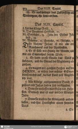 Das XLIX. Capitel