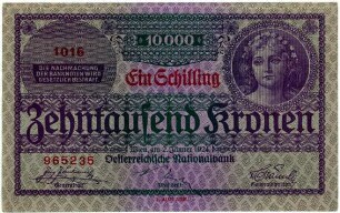 Geldschein, Schilling, 2.1.1924