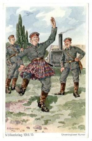 Völkerkrieg 1914/15 Nr. 152: Unbesiegbarer Humor (Mayer)