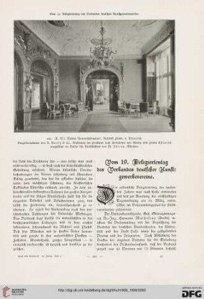 Vom 19. Delegiertentag des Verbandes deutscher Kunstgewerbevereine, [1]