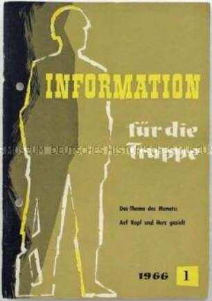 Monatsheft zur politischen Bildung in der Bundeswehr u.a. zu dem sowjetischen Lehrbuch "Krieg und ideologischer Kampf"