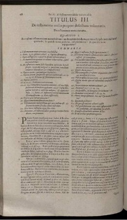 Titulus III. De testamento nullo propter defectum voluntatis