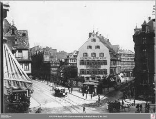 Zeil Ecke Allerheiligenstraße von Nordwesten, Allerheiligenstraße 78 / Zeil 63