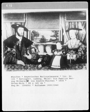 Die Familie Herzog Wilhelm III. von Bayern-München
