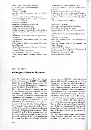 Kulturgeschichte im Museum