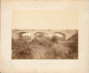 Chemnitz-Freiberger Eisenbahn. Viadukt, Memmendorf: Ansicht