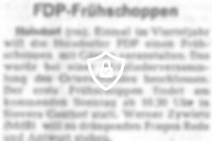 FDP-Frühschoppen