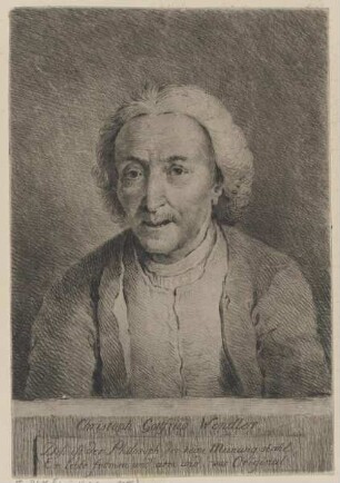 Bildnis des Christoph Gottfried Wendler