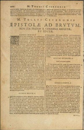 Epistolam ad Octavianum, sive sit Ciceronis sive incerti auctoris.
