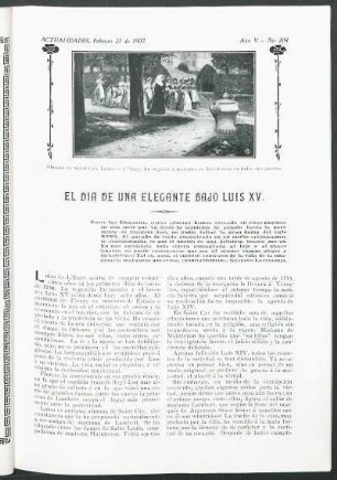 El día de una bajo Luis XV
