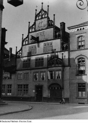 Lemgo. Kramerstraße 5, " Wippermannsches Haus". Giebelfront