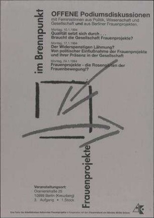 Frauenprojekte im Brennpunkt