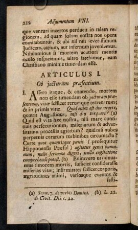212-219, Articulus I