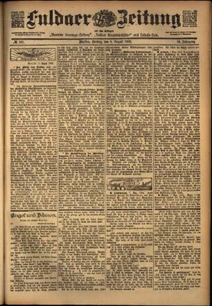 Ausgabe vom Freitag, den 08. August 1902.