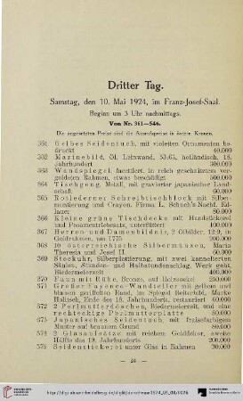 Dritter Tag (Nr. 361-546)